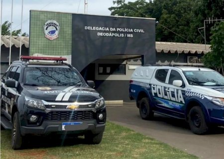 DEODÁPOLIS: Polícia Civil e Militar prendem homem com Motocicleta Clonada