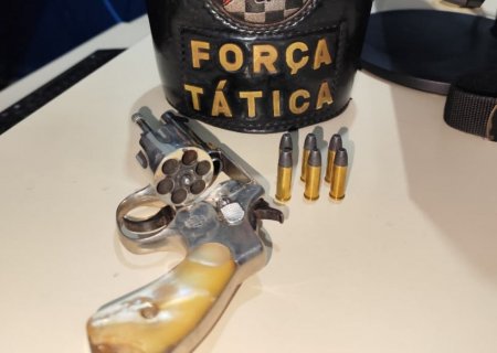 Duas armas de fogo são retiradas de circulação em menos de 24 horas na região sudoeste