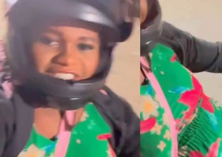 VÍDEO: Sozinha, grávida dirige moto até à maternidade durante trabalho de parto