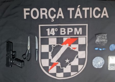 Polícia Militar prende homem por tráfico de drogas em Glória de Dourados