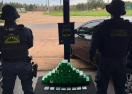 Polícia apreende 31 quilos de pasta base de cocaína na MS-164