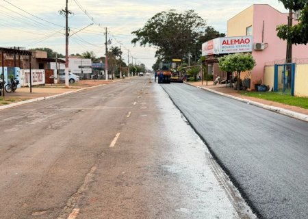 ANGÉLICA: Prefeitura inicia as obras de recapeamento da Rua Stefan Dudas