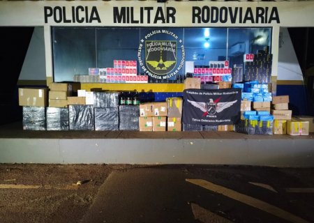 TOR apreende três veículos com quase R$ 830 mil em mercadorias do Paraguai em Dourados