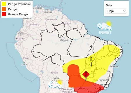 Calor pode passar dos 40 °C em Mato Grosso do Sul nesta segunda e terça-feira