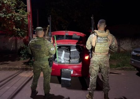 Ação policial apreende mais de 300 quilos de maconha e prende dois homens em MS