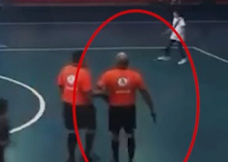 Súmula relata ofensa racista e detalha momento em que árbitro pega arma durante jogo de futsal sub-12 em MS