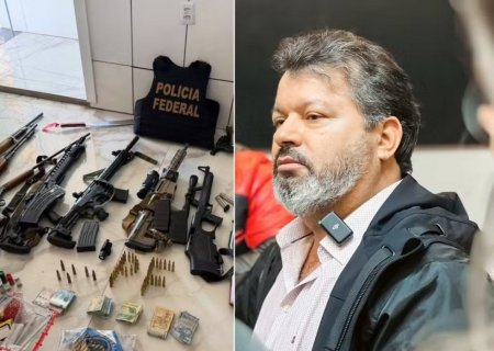 PF apreende arsenal em fazenda de candidato a deputado investigado por trabalho escravo em MS