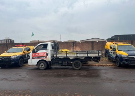 IVINHEMA: Caminhão furtado em São José dos Campos é recuperado pela PMR