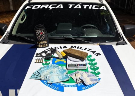 IVINHEMA: Homem é preso após furtar dinheiro do próprio pai; arma e drogas são apreendidas