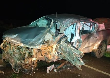 Vereador de Angélica conduzia caminhonete que bateu de frente com carreta