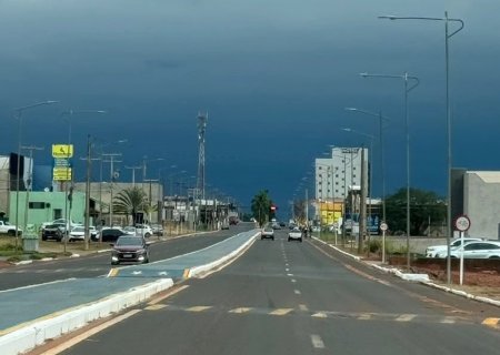 Inmet alerta para tempestades e ventos acima de 60 km/h em todo MS nesta quarta-feira