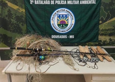 PMA usa drone e flagra pesca predatória com petrechos proibidos