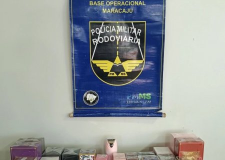 Polícia Militar Rodoviária apreende medicamentos e produtos do Paraguai avaliados em R$ 19,5 mil na MS-162