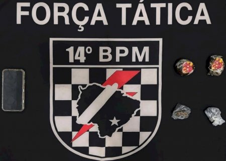 FÁTIMA DO SUL: Força Tática prende dois homens por tráfico de drogas